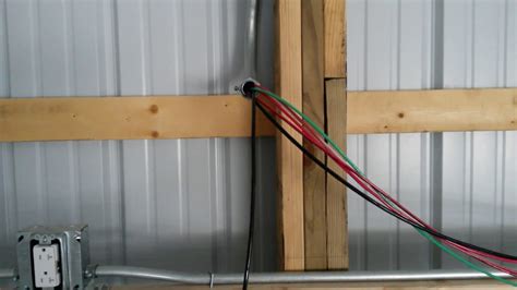 wire to run into barn